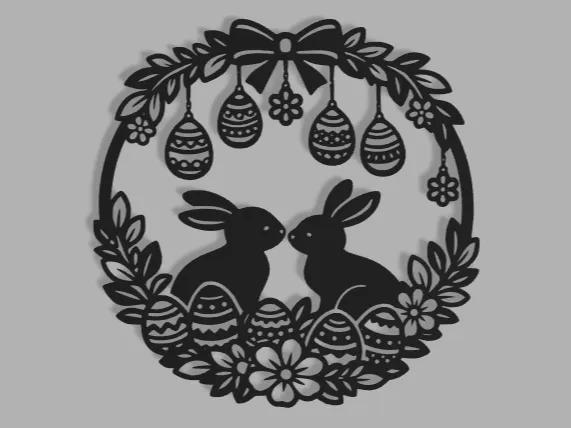 Easter Bunny Wreath