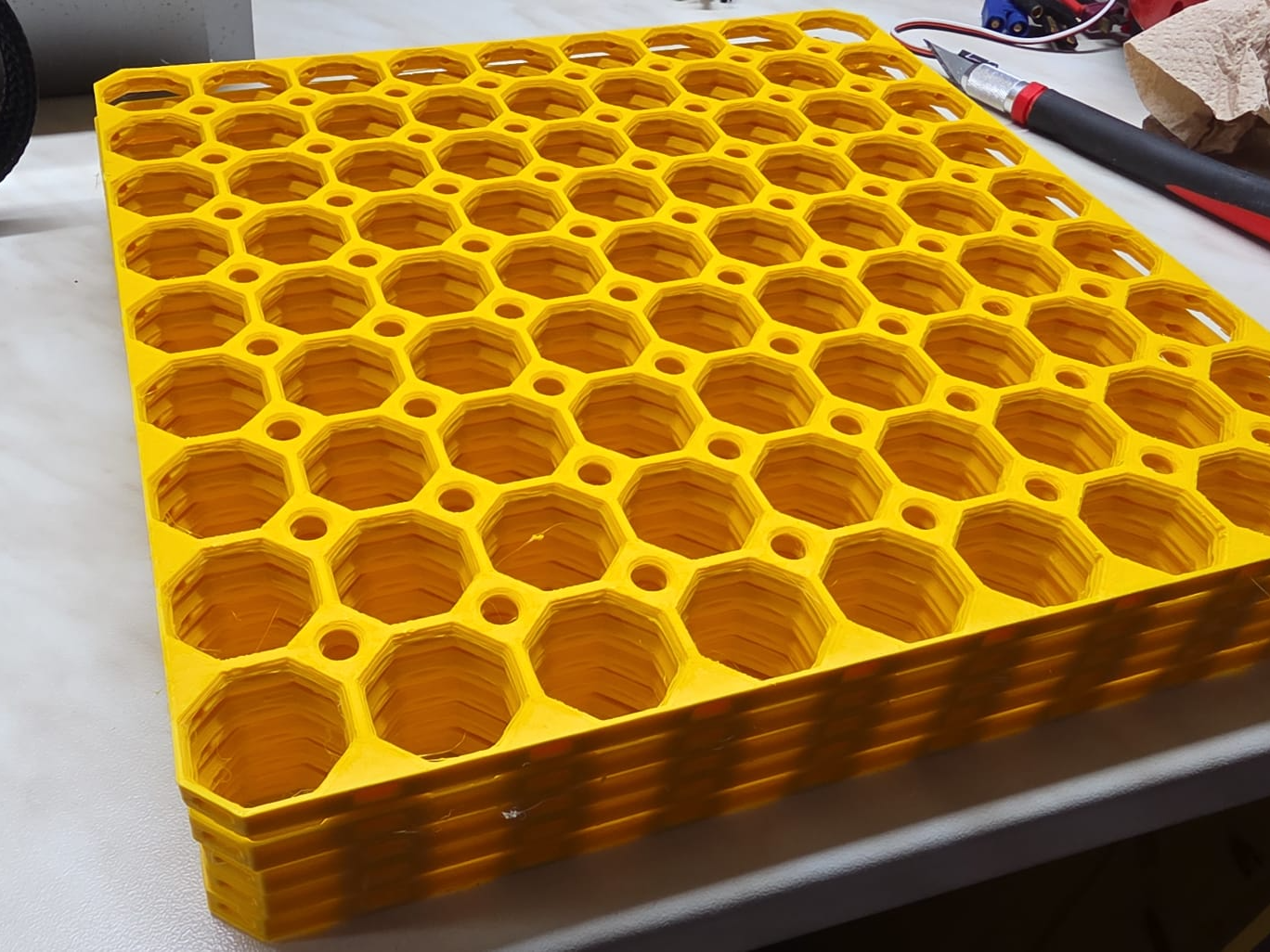 Piastra 6x6 Multiboard impilata a 10 pezzi