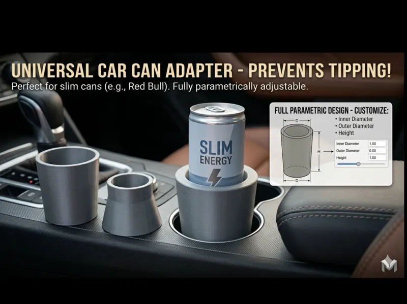 Parametric Cup Holder Stabilizer