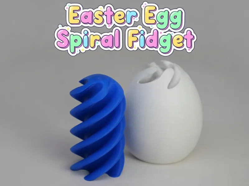 Easter Egg Spiral Fidget