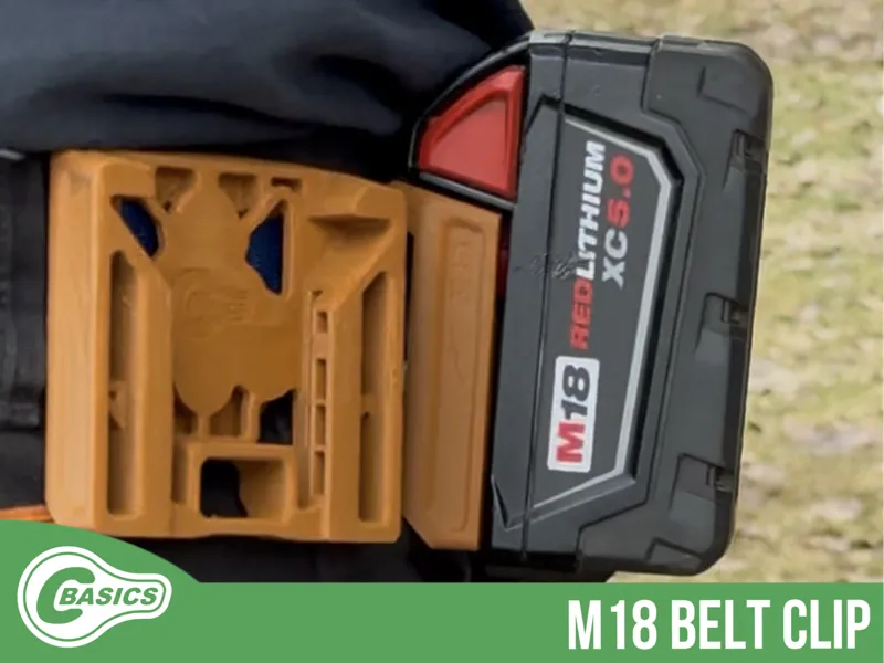 M18 Battery Belt Clip Adapter Mount