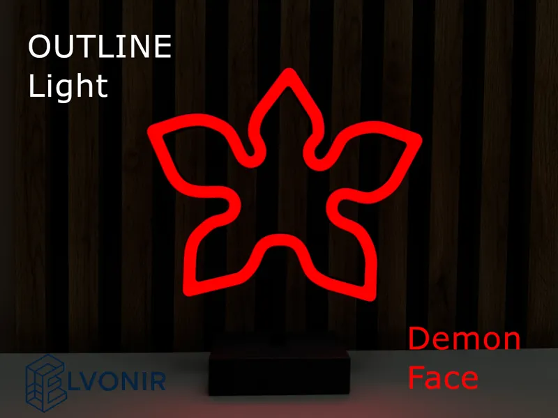 OUTLINE Light – Demon Face