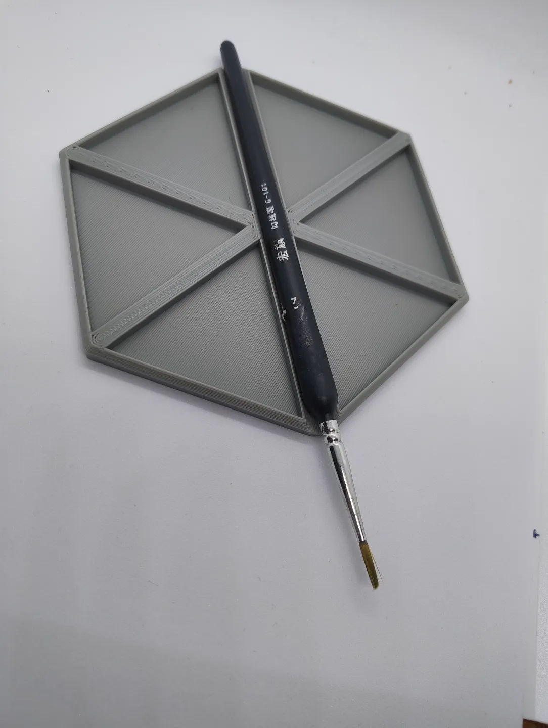 Mini palette avec porte-pinceau