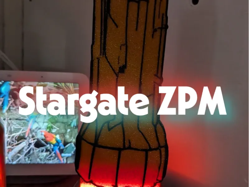 Stargate - ZPM 2D Flat Model for lamp