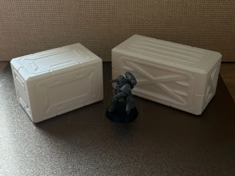 Space Container Box Terrain for Wargaming