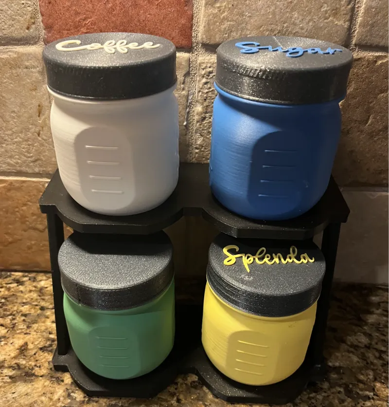 Stand for "Short Mason Jar"  by 3DPODesigns