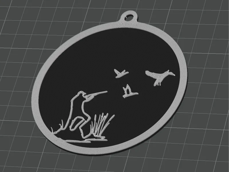 Hunter Ornament 