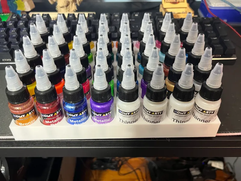 Air brush paint holder 27mm 40 count (Homy Arty)