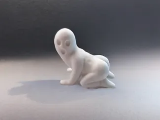 Bending ghost - Funny halloween decoration