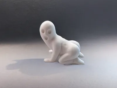 Bending ghost - Funny halloween decoration