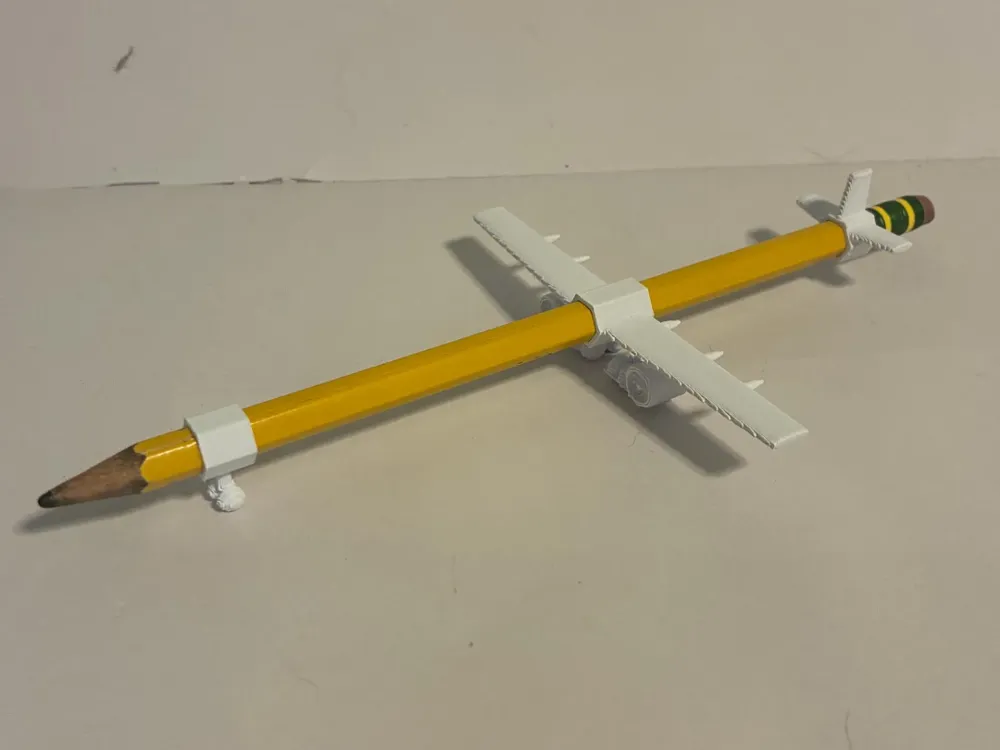 Tapa o cubierta: Airplane wings for Pencil. Referencia del modelo original.