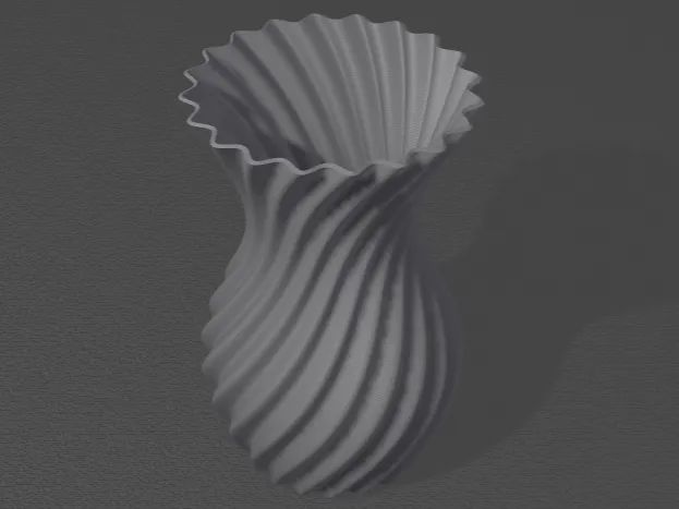 Vase 10cm hoch ,oben 6cm und unten 5cm Breit 