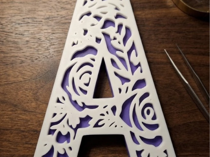 Floral Alphabet – Decorative Letters A-Z