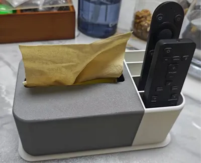 Tissue Box Remote Control Holder