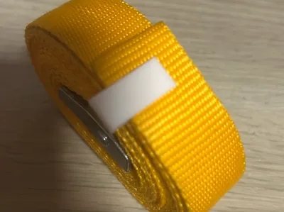 rolled strap holder