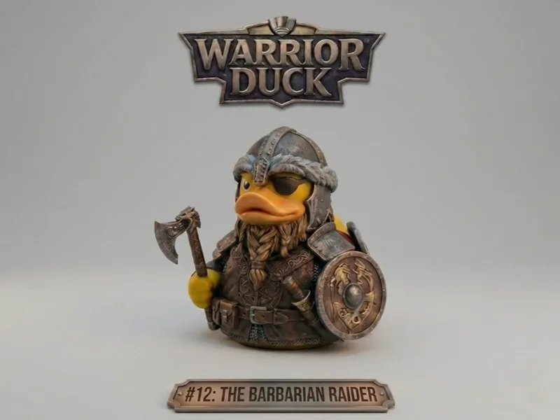 Warrior Duck #12 - The Barbarian Raider