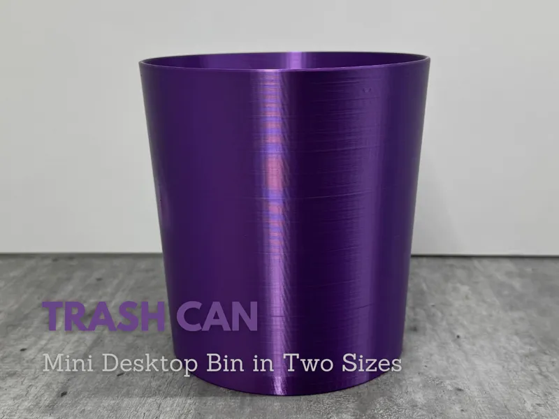 Trash Can – Mini Desktop Bin in Two Sizes