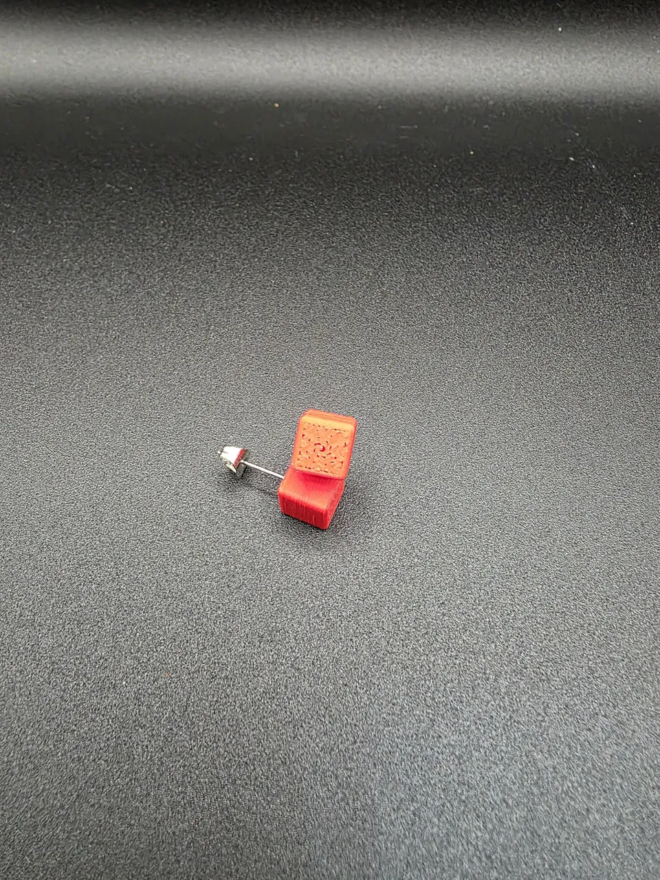 Minimalist Cube Earrings view 3