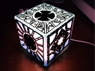 Hellraiser Puzzle cube lamp 
