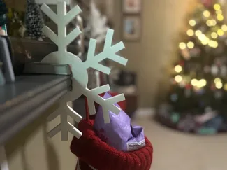 Snowflake Stocking Holder