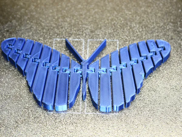 Papillon articulé flexible