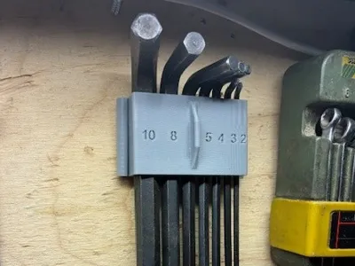 Wall Mount for HEX/Allen Keys – Detachable Holder