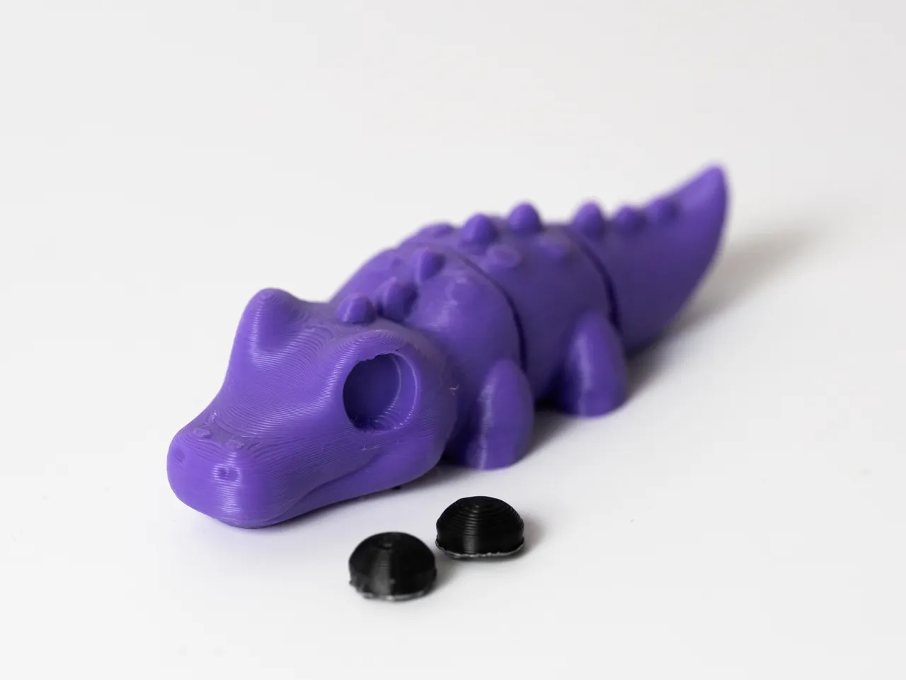 Mini Crocodile - Articulated & Keychain view 3