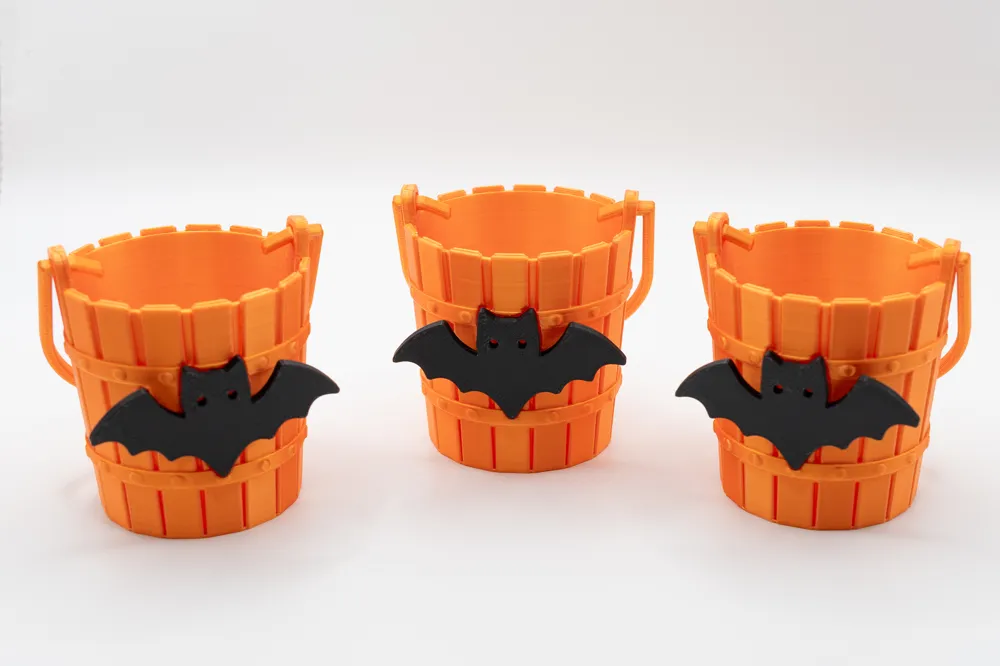 Bat Mini Buckets - Free 3D Print Model - MakerWorld