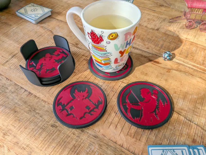 Click-Swap Modular Coaster | DnD Insert Pack 1