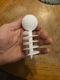 Prank staked golf ball