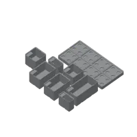 Bacs Gridfinity à placement flexible — photo 2