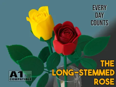 The long-stemmed rose (now with leaves)