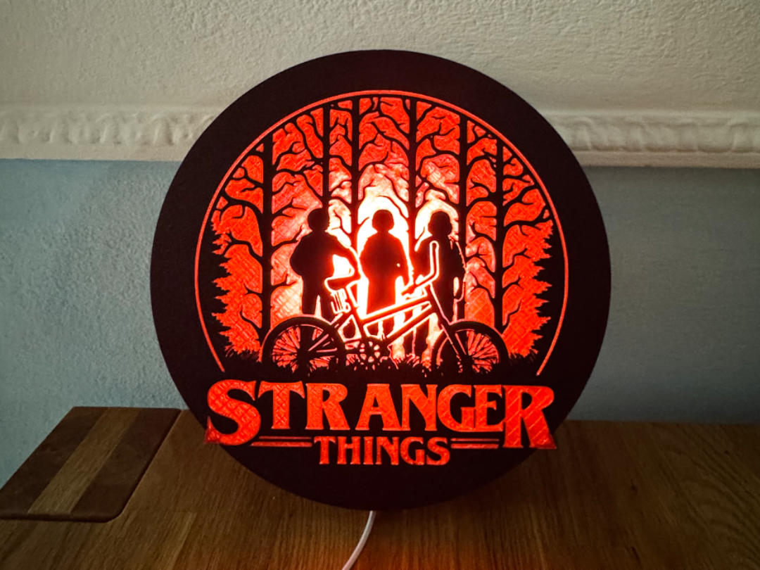 Stranger Things Lampada da parete Lightbox