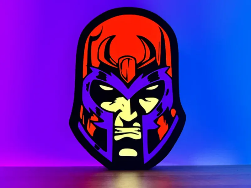 Magnet Man Head Light Box (Seen on Uncle Jesse YT)
