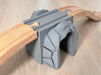 Tunnel & overpass for wooden train for IKEA BRIO
