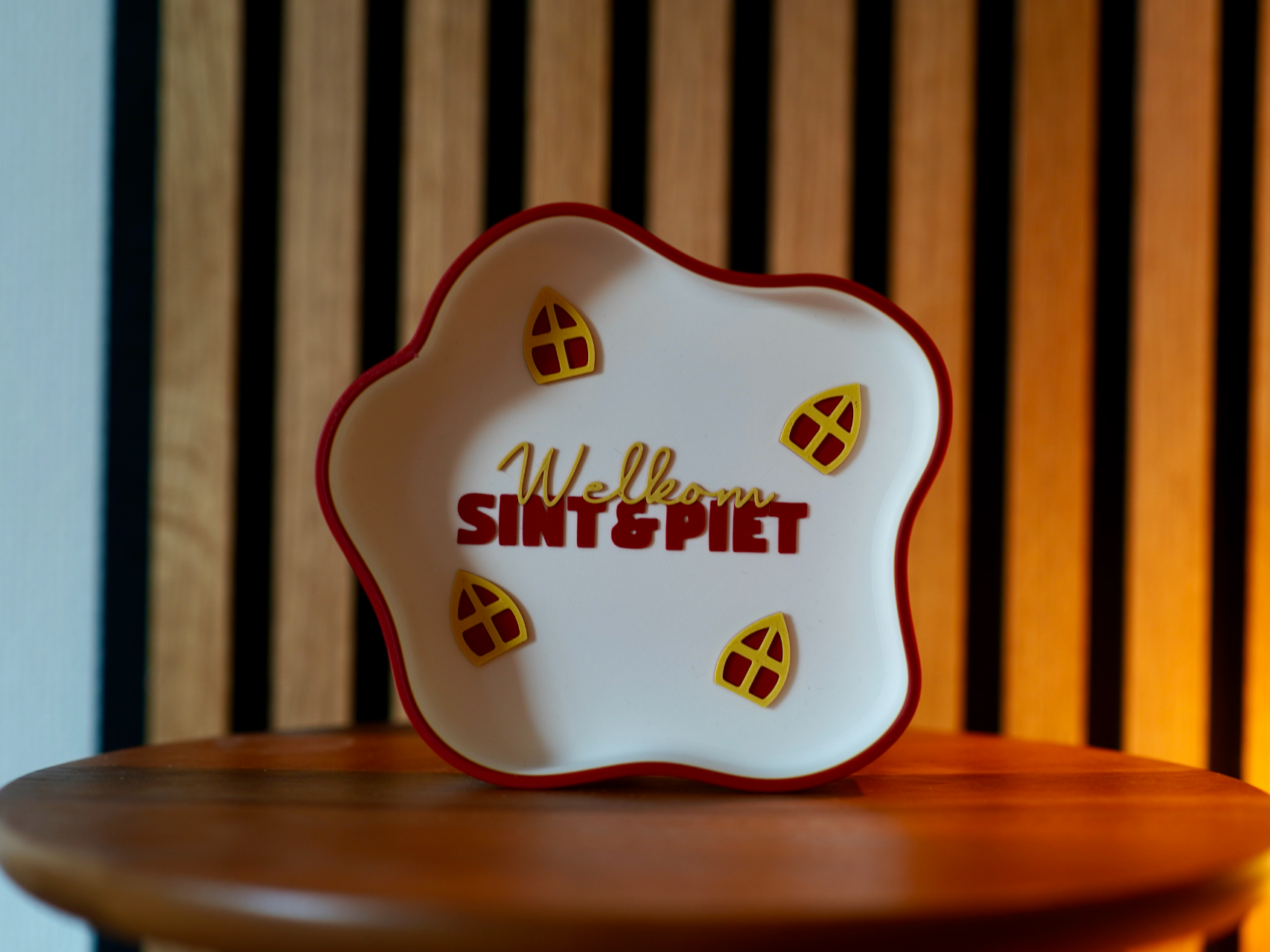 Schaaltje Welkom Sint & piet 3D model