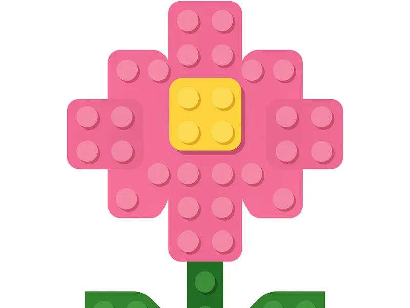 Flor  – Diseño Simple y Colorido