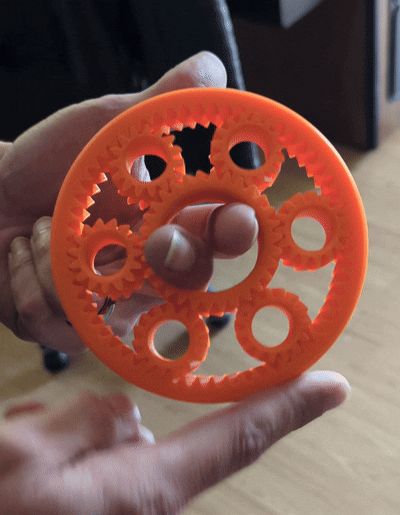 Print-In-Place Planetary Gear