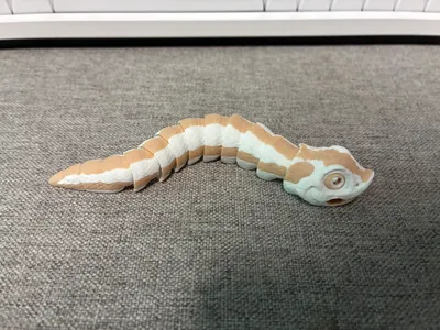 Hognose snake model, can be used as a keychain