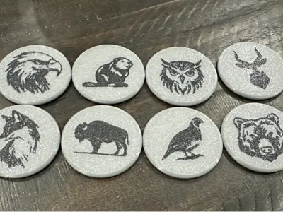 Wood Badge Critter Woggles (All 8)