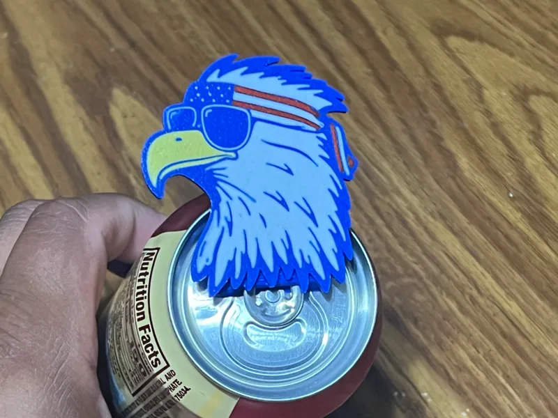 Bald Eagle Pop Can Tab Opener
