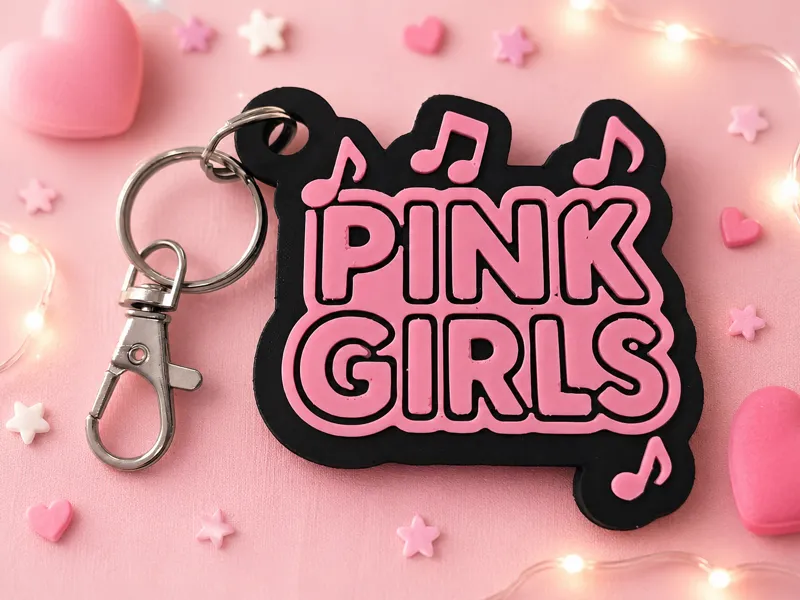 Pink Girls Keychain