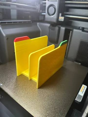 Organizador: Desktop Folder Organizer – 2 Compartments & Color — vista de referencia 5