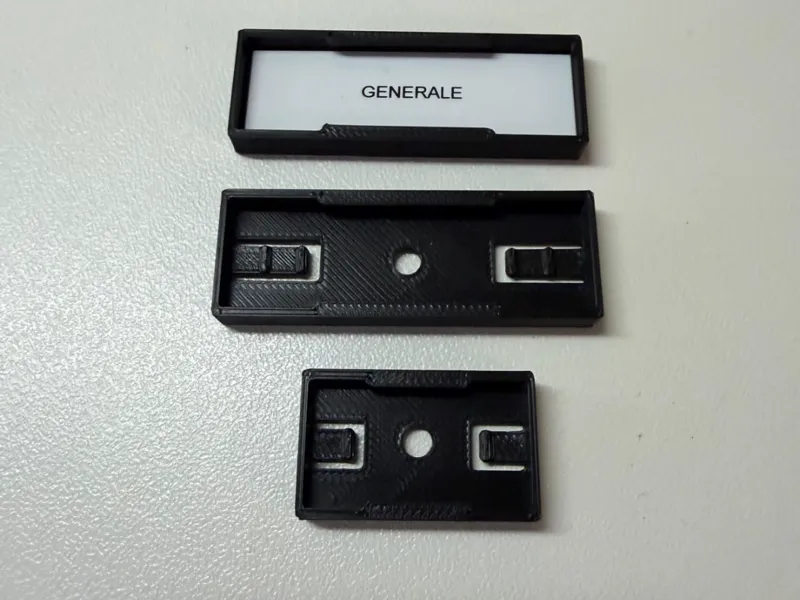 Porta targhetta quadri elettrici per eti. Cembre