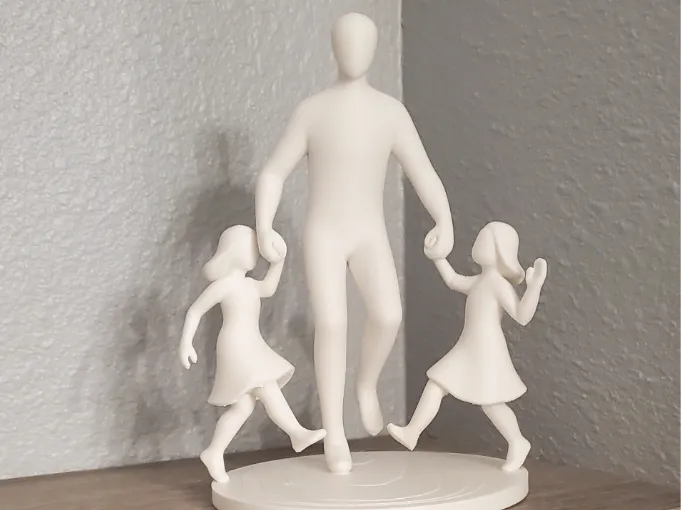 Father with Daughters