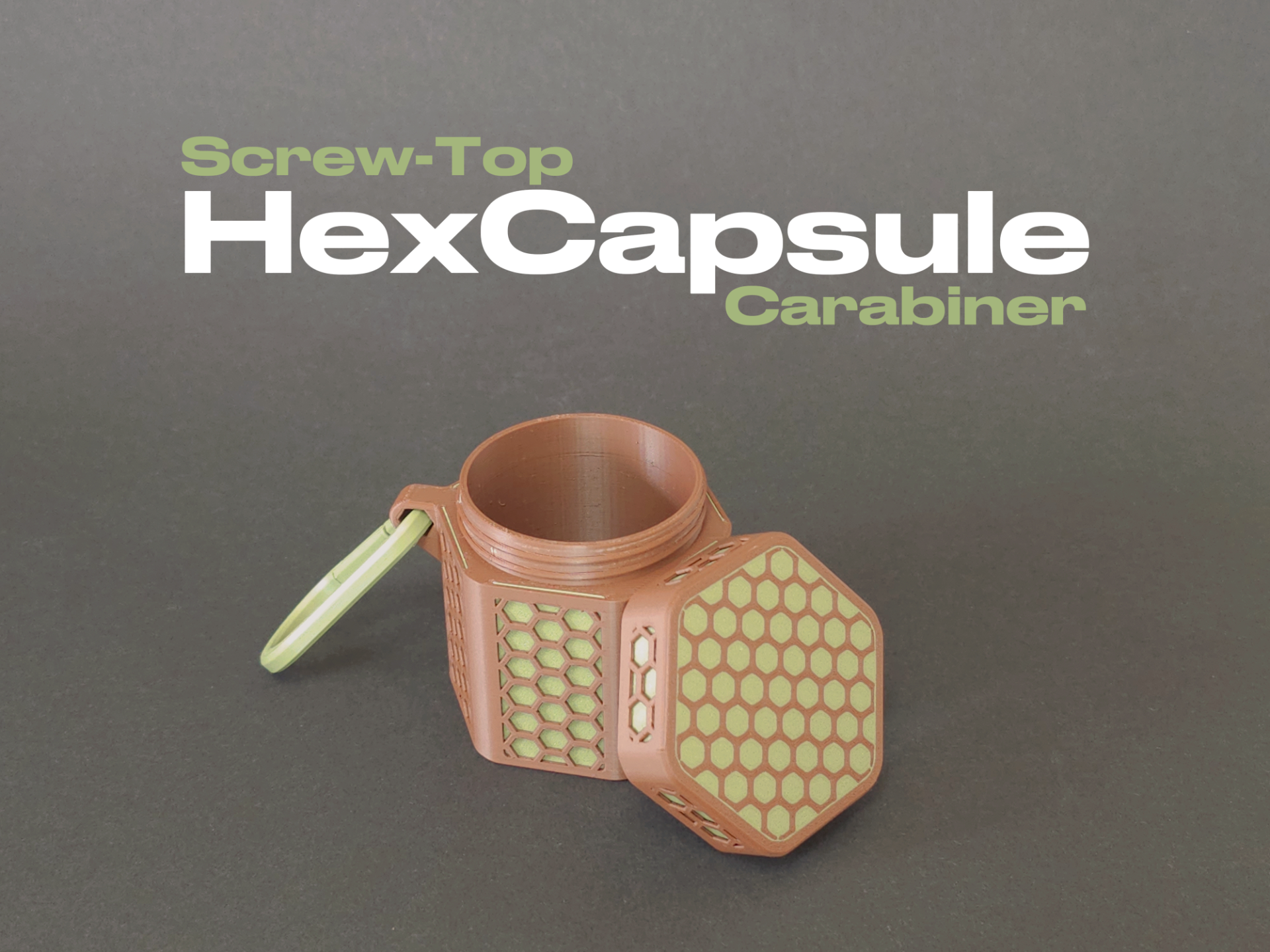 HexCapsule - Screw-Top Crabiner
