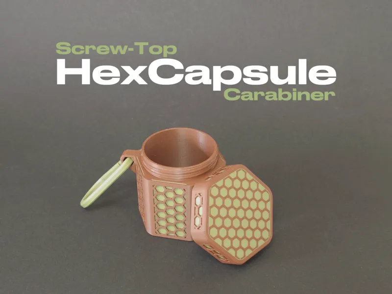 HexCapsule - Screw-Top Crabiner