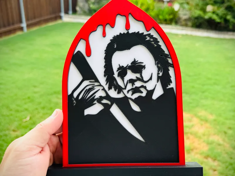Michael Myers Stand Up Sign