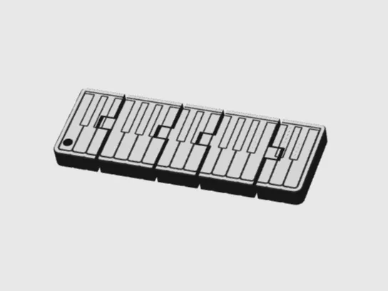 Portachiavi Pianoforte Flessibile