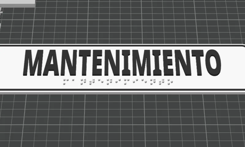 mantenimiento braille